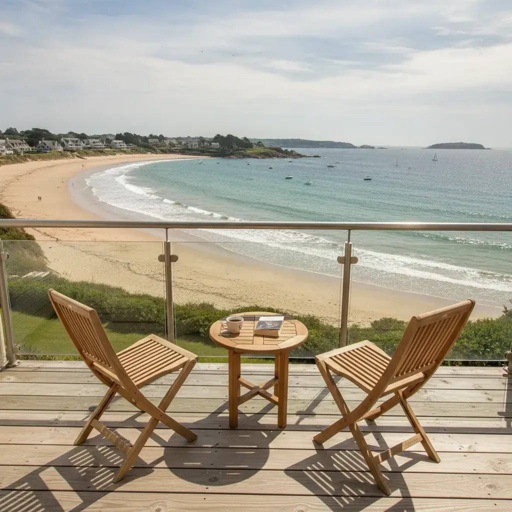 Le balcon face à la mer