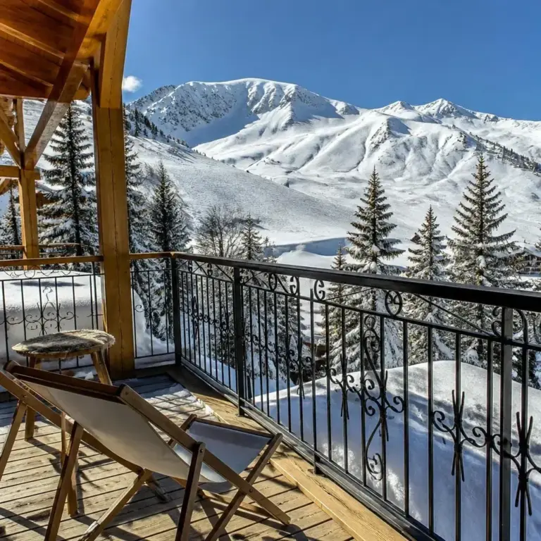 Appartement pour 6 personnes à La Plagne Tarentaise, Appartement chaleureux avec vue dégagée