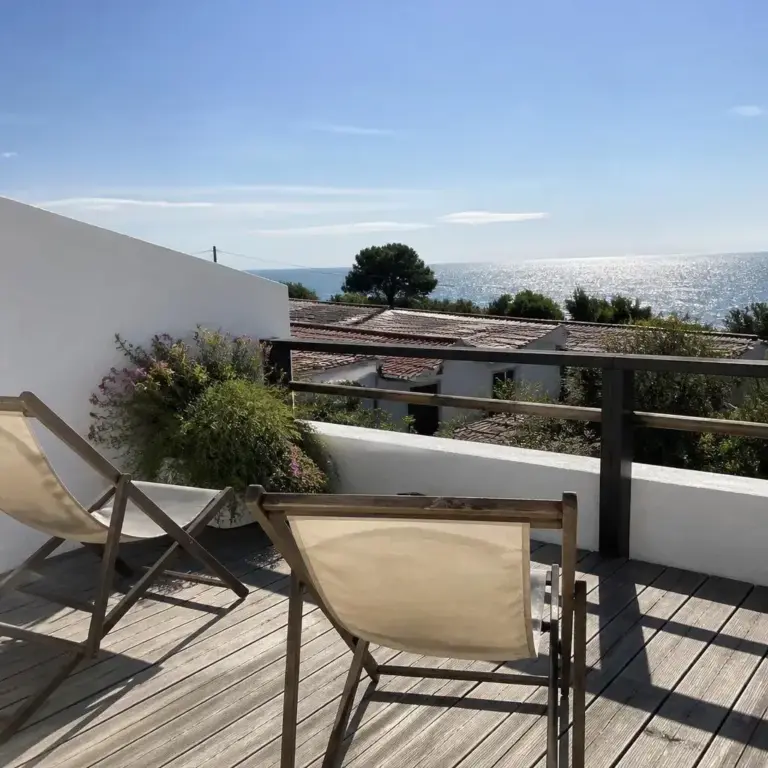 Appartement pour 3 personnes à Le Grand-Village-Plage, Appartement en front de mer à Le Grand-Village-Plage