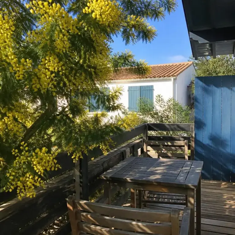 Studio pour 2 personnes à Noirmoutier-en-l'Île, Balcon ensoleillé et calme
