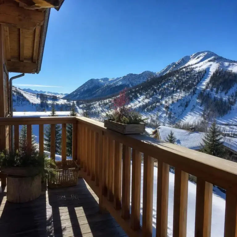Chalet pour 5 personnes à Montgenèvre, Chalet au pied des pistes à Montgenèvre