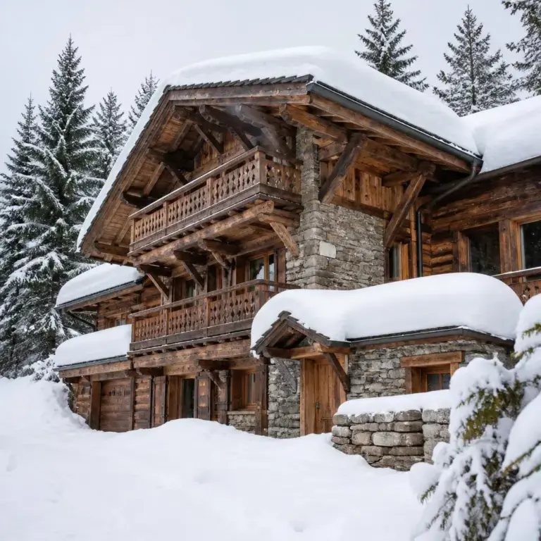 Chalet pour 12 personnes à Châtel, Chalet chaleureux au cœur de Châtel