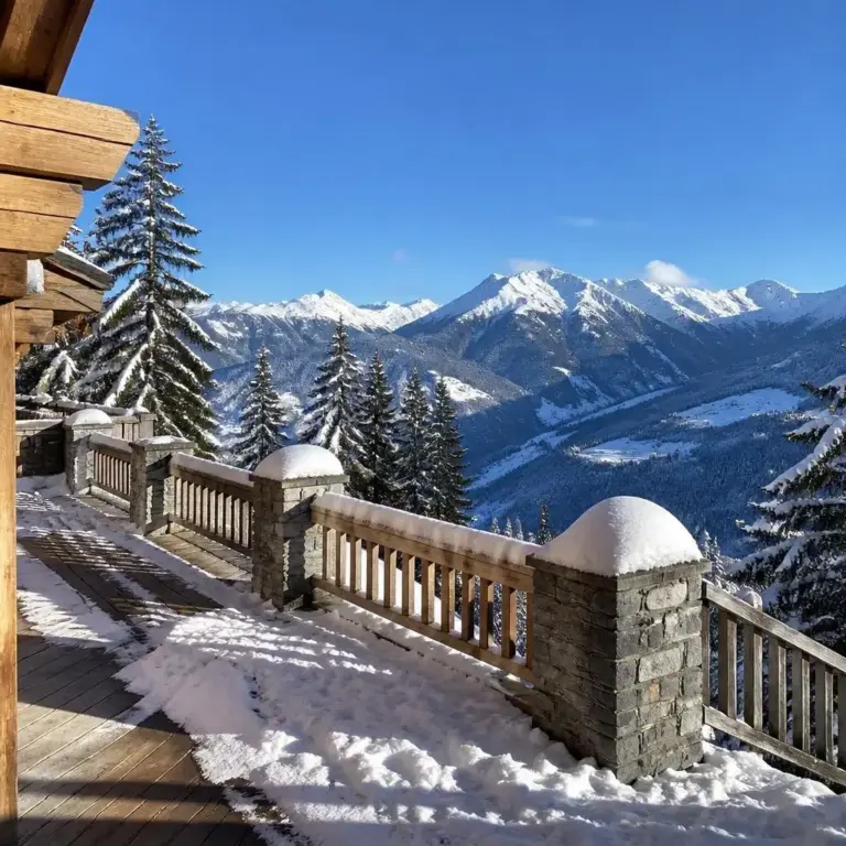 Chalet pour 10 personnes à Courchevel, Chalet chaleureux au pied des pistes