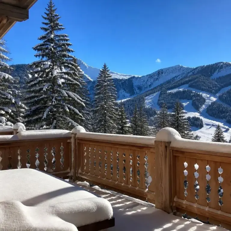 Chalet pour 14 personnes à Châtel, Chalet confortable avec vue panoramique