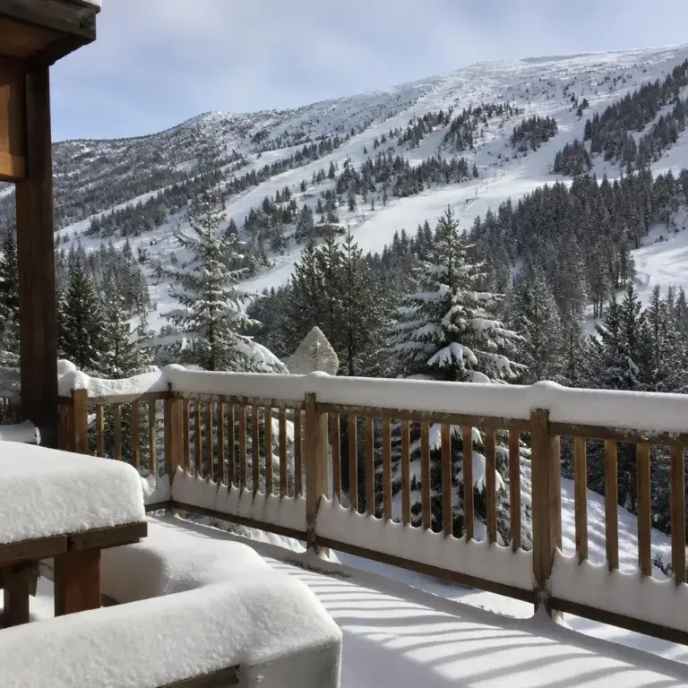 Chalet pour 8 personnes à Isola, Chalet convivial aux pieds des pistes