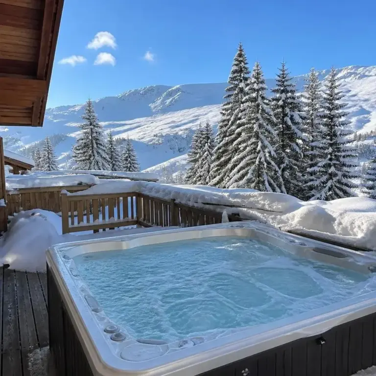 Chalet pour 8 personnes à Les Belleville, Chalet familial avec cheminée et jacuzzi