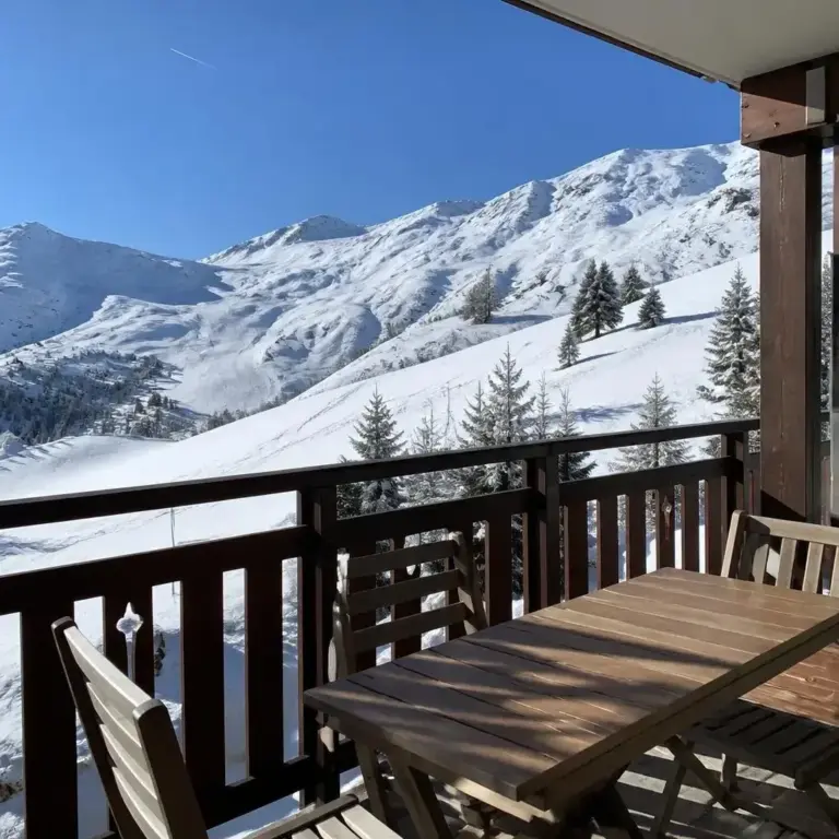Chalet pour 4 personnes à Les Belleville, Chalet rustique aux pieds des pistes