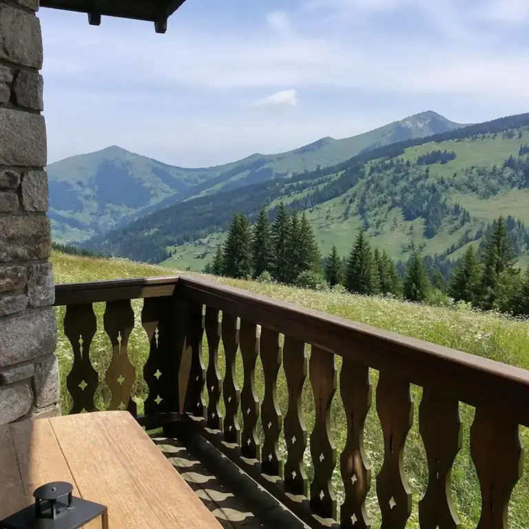 Duplex pour 7 personnes à Les Gets, Chalet Savoyard à Les Gets