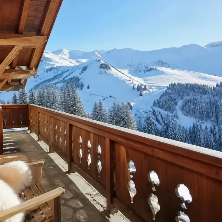 Duplex pour 6 personnes à Hauteluce, Duplex avec vue à Les Saisies