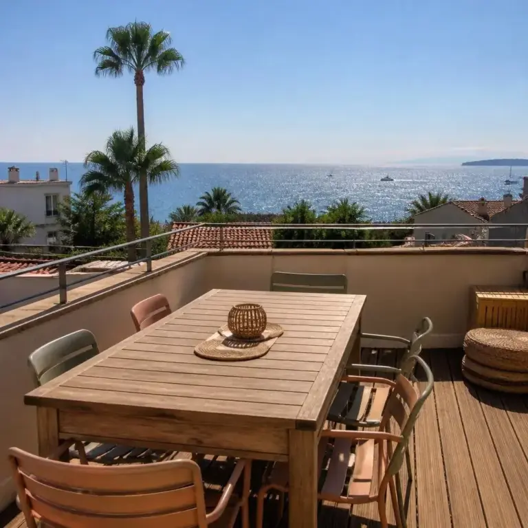 Duplex pour 8 personnes à Antibes, Duplex Brise Marine à Antibes