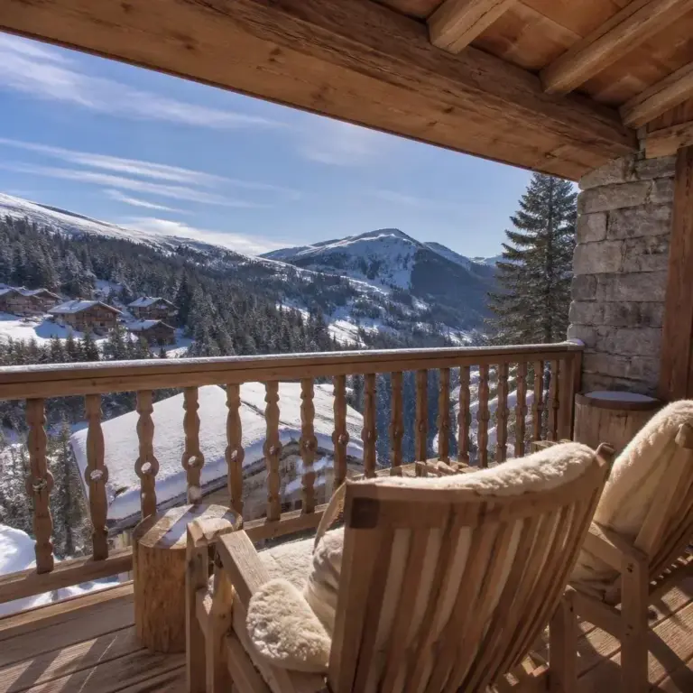 Duplex pour 8 personnes à Courchevel, Duplex chaleureux à Courchevel