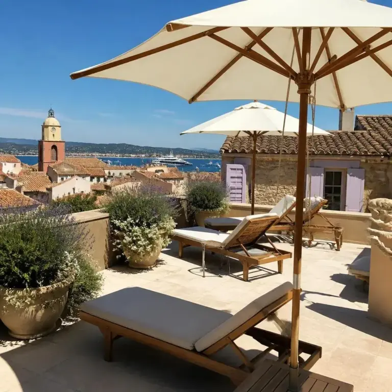 Duplex pour 6 personnes à Saint-Tropez, Duplex de Charme à Saint-Tropez
