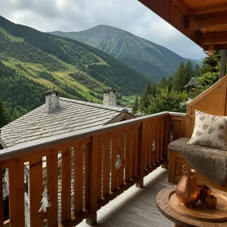 Duplex pour 6 personnes à Les Allues, Duplex familial chaleureux à Méribel