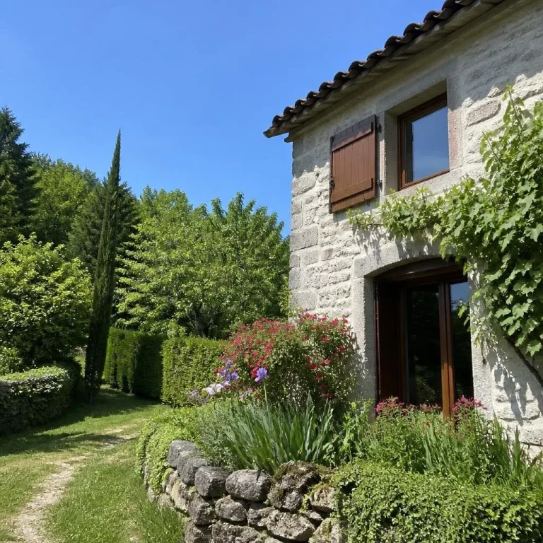 Studio pour 2 personnes à Saint-Étienne-de-Serre, Gîte des Genêts
