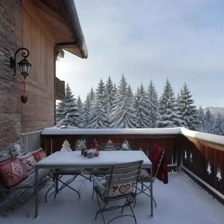 Gîte pour 4 personnes à Hauteluce, Gîte familial savoyard avec jardin