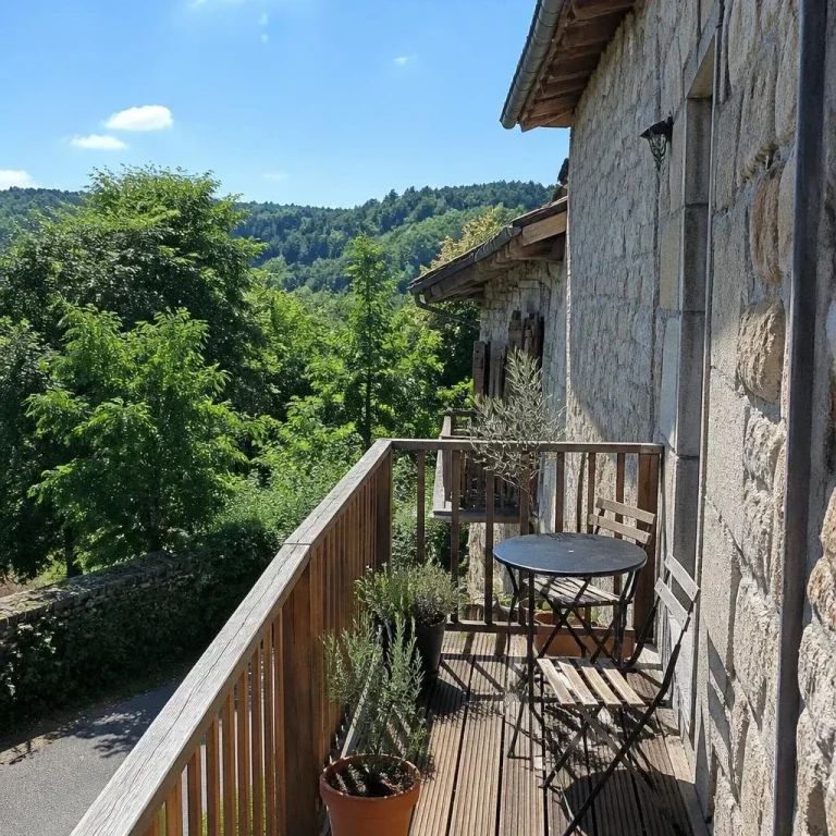 Studio pour 2 personnes à Montpezat-sous-Bauzon, Le Balcon des Sarments