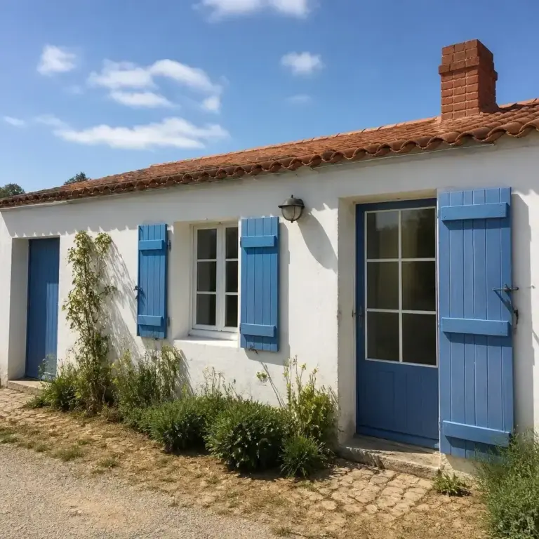 Maison de pêcheur pour 2 personnes à Barbâtre, Maison de pêcheur face à la mer