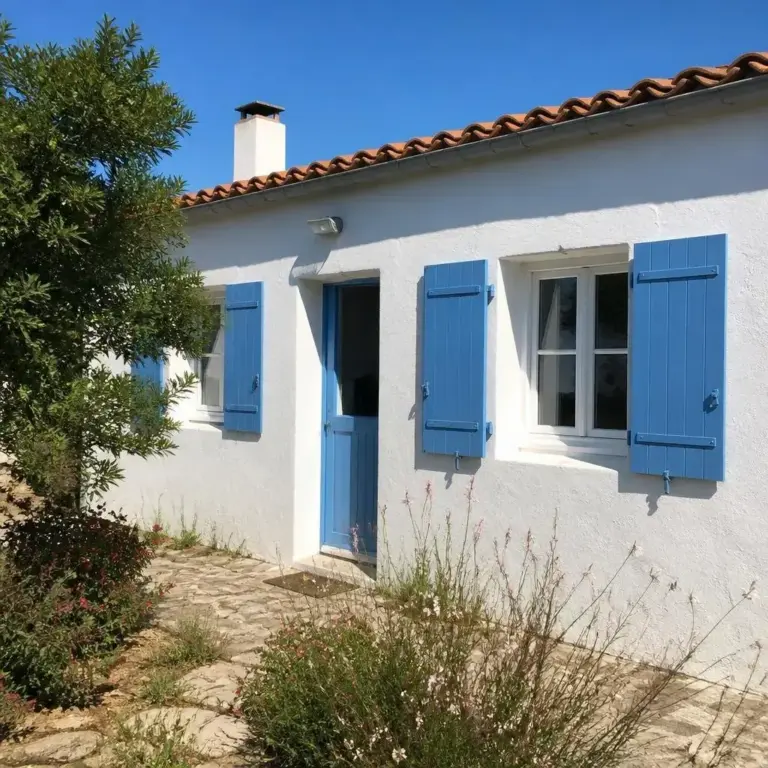 Maison pour 8 personnes à La Guérinière, Maisons Blanches aux Volets Bleus