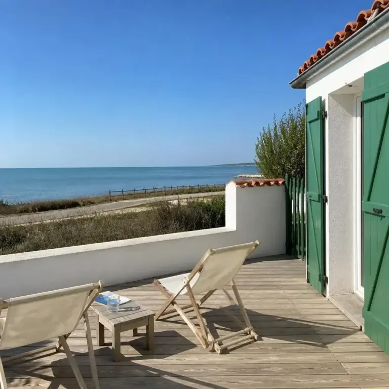 Villa pour 10 personnes à Saint-Clément-des-Baleines, Villa en front de mer à Saint-Clément